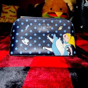 Kate Spade Alice in wonderland cosmetic case
